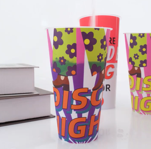 YZY Makes IML Labels for Temperature Discoloration Cup