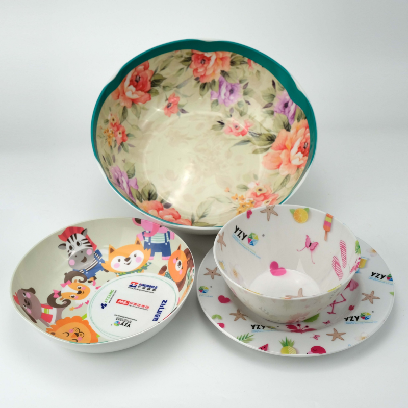 Pre-Formed In-Mold Label for Injection-Molded Tableware Pre-Formed In-Mold Label for Injection-Molded Tableware