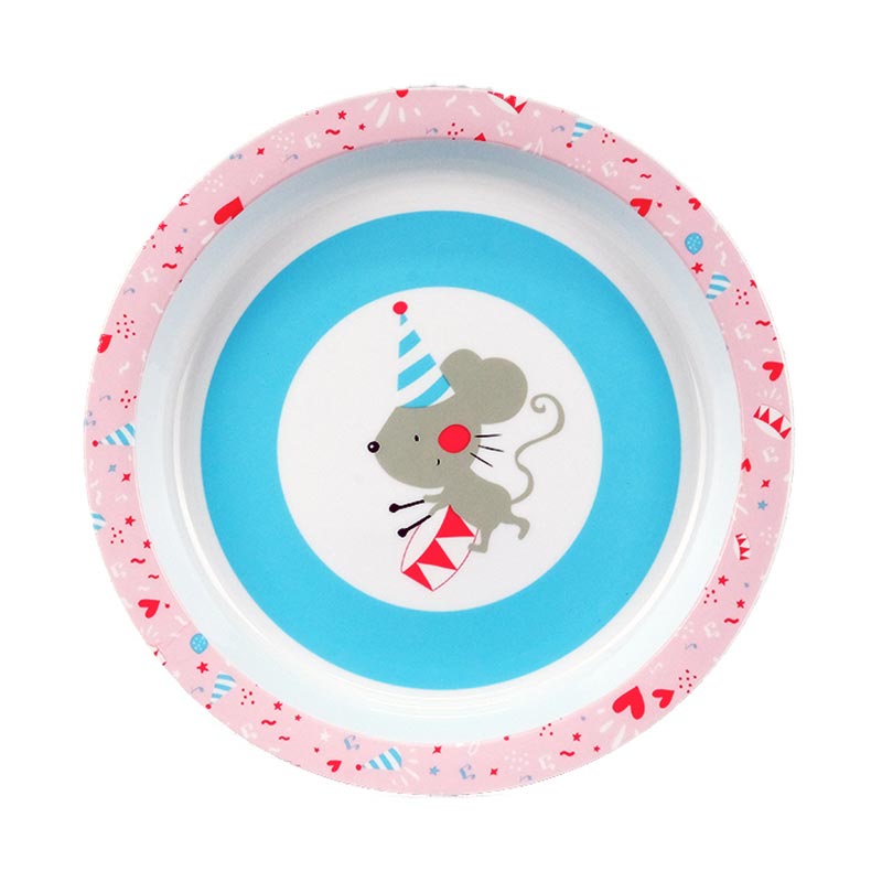 Food Plate Injection Molding In Mold Label