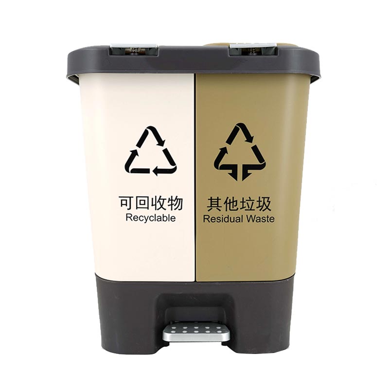 Household Dustbin Injection Molding In Mold Label