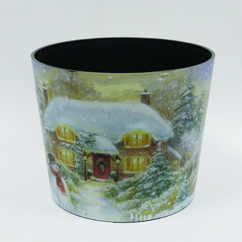 Plastic Pot Injection Molding In Mold Label